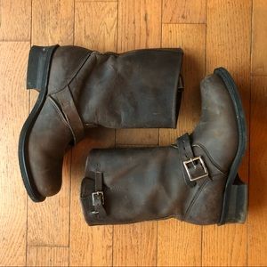 Brown Frye Boots Size 8